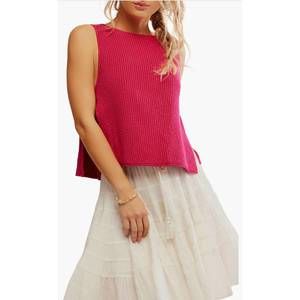 NEW FREE PEOPLE lizzie sweater top in love potion